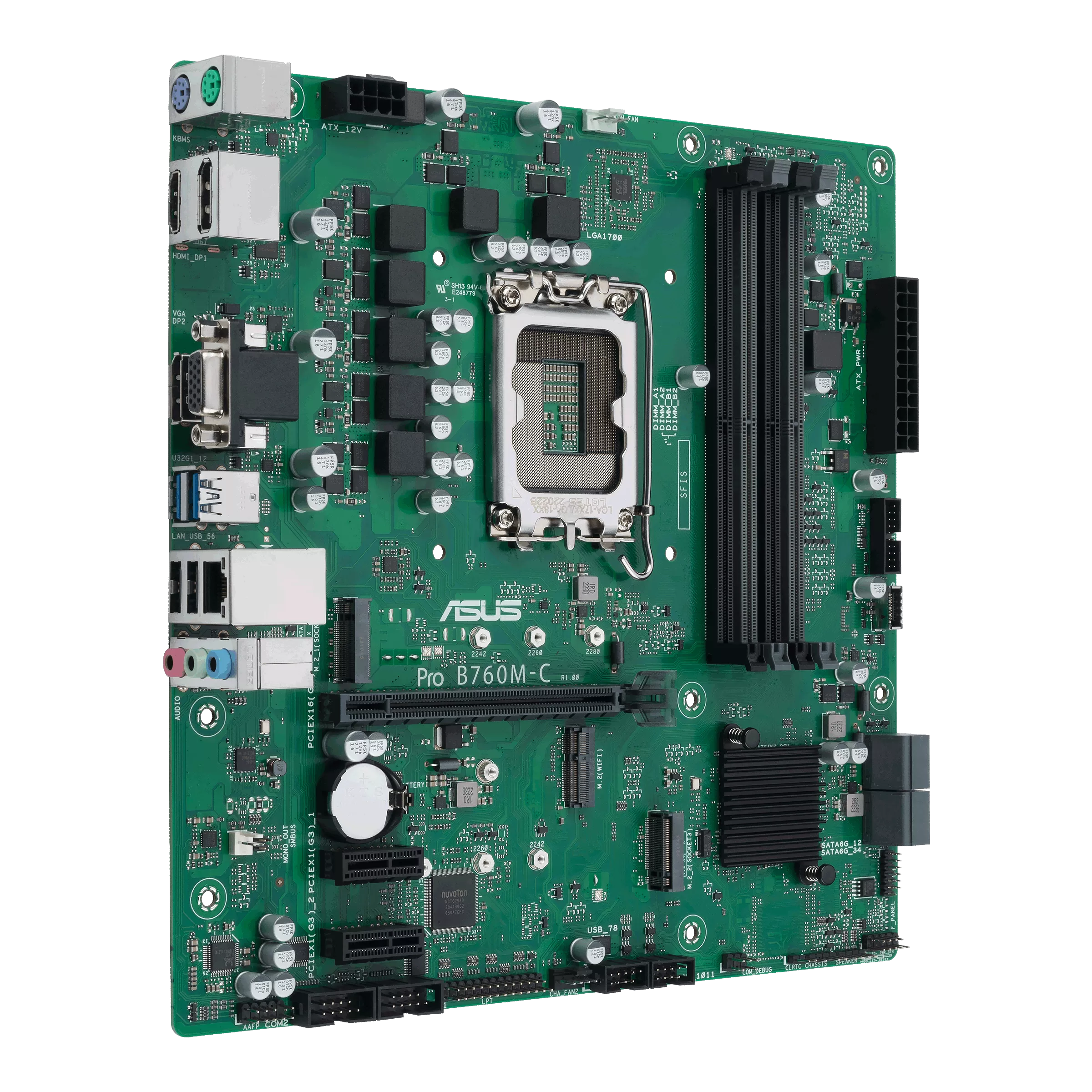 Материнская плата Asus PRO B760M-C-CSM (90MB1DX0-M1EAYC)