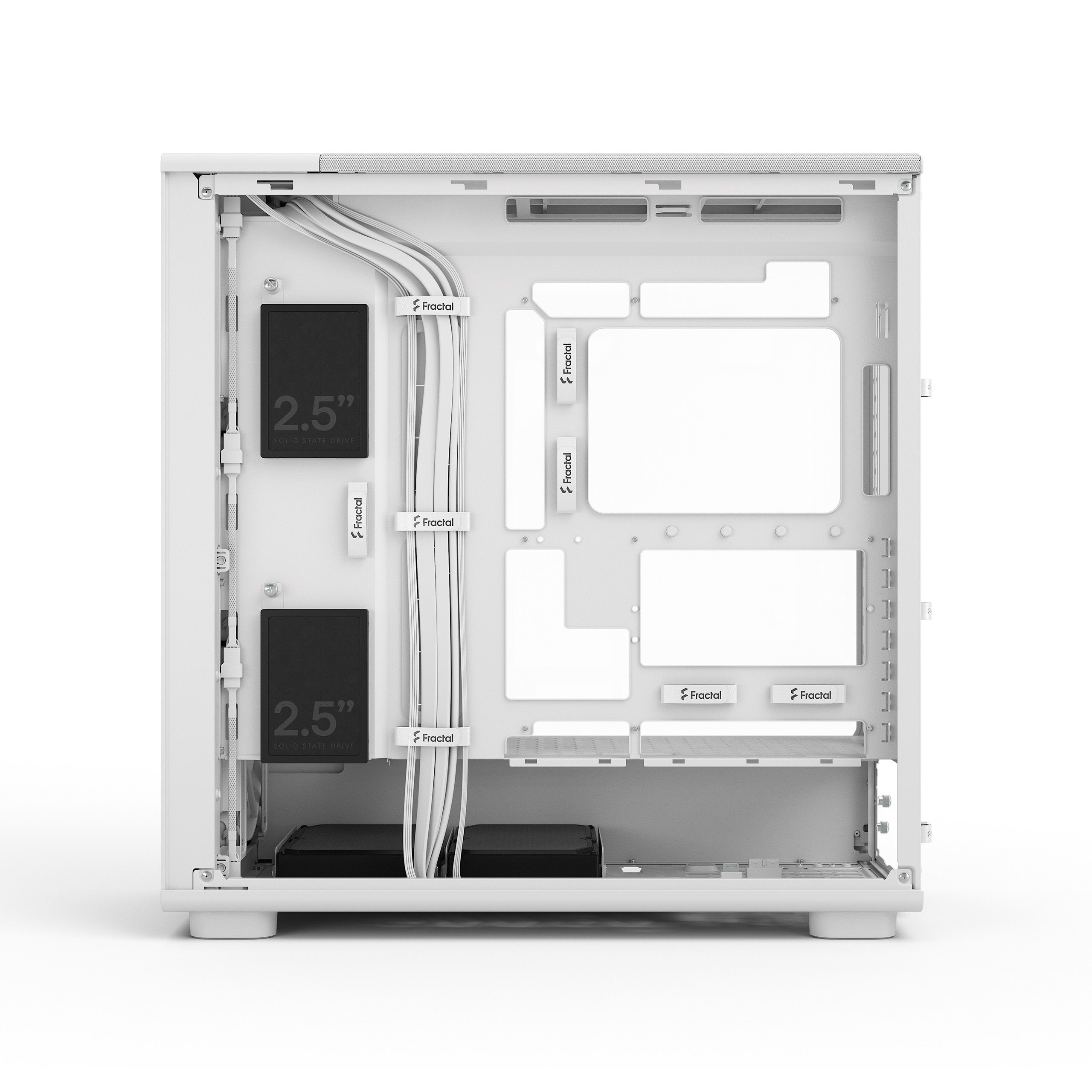 Корпус ПК без блока питания Fractal Design Epoch XL TG Clear White