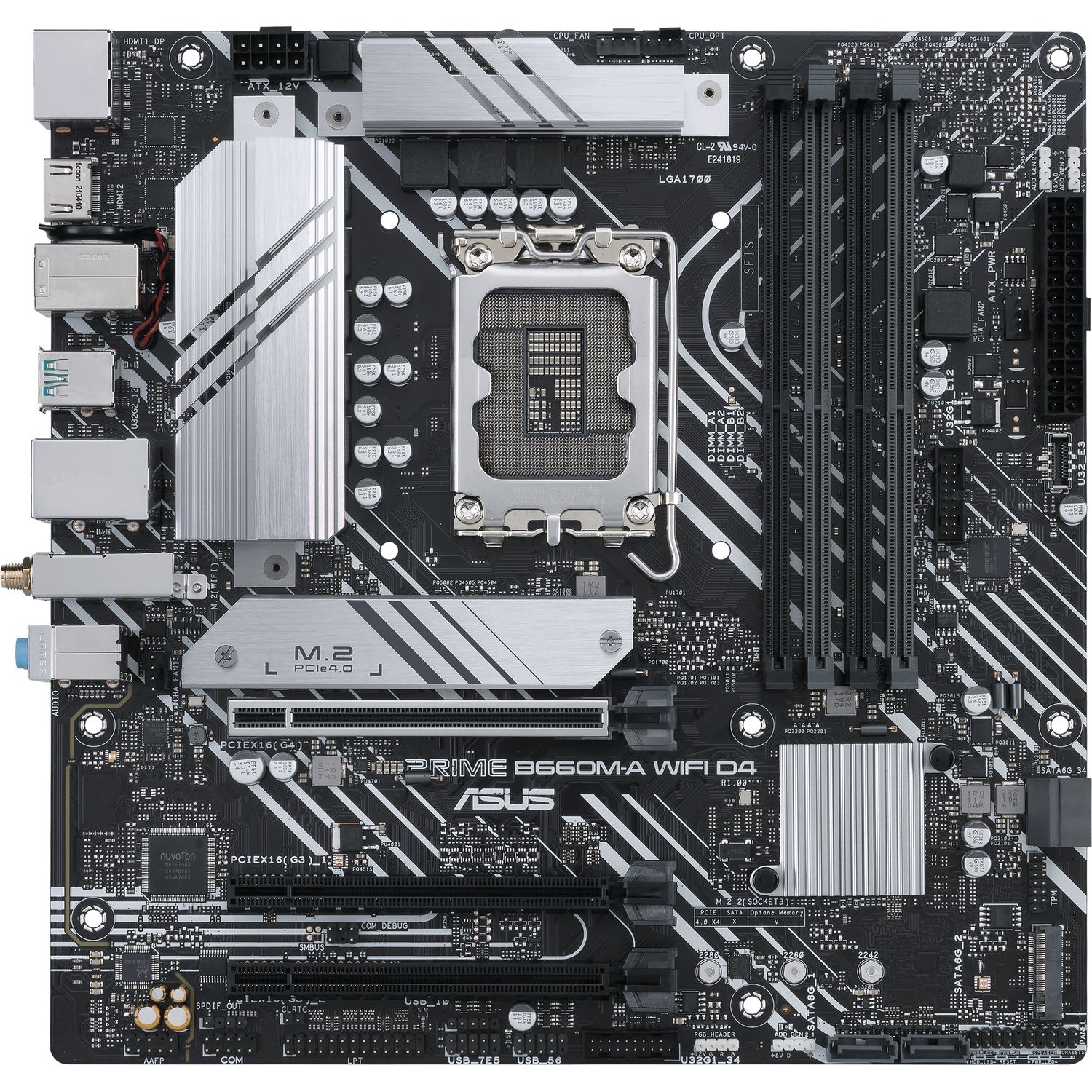 Материнская плата ASUS PRIME B660M-A WIFI D4 (90MB1AE0-M1EAY0)