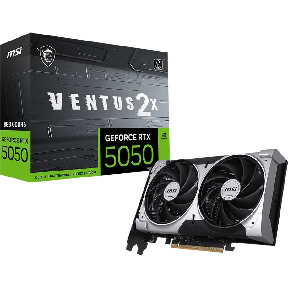 Видеокарта MSI GeForce RTX 5050 8G VENTUS 2X