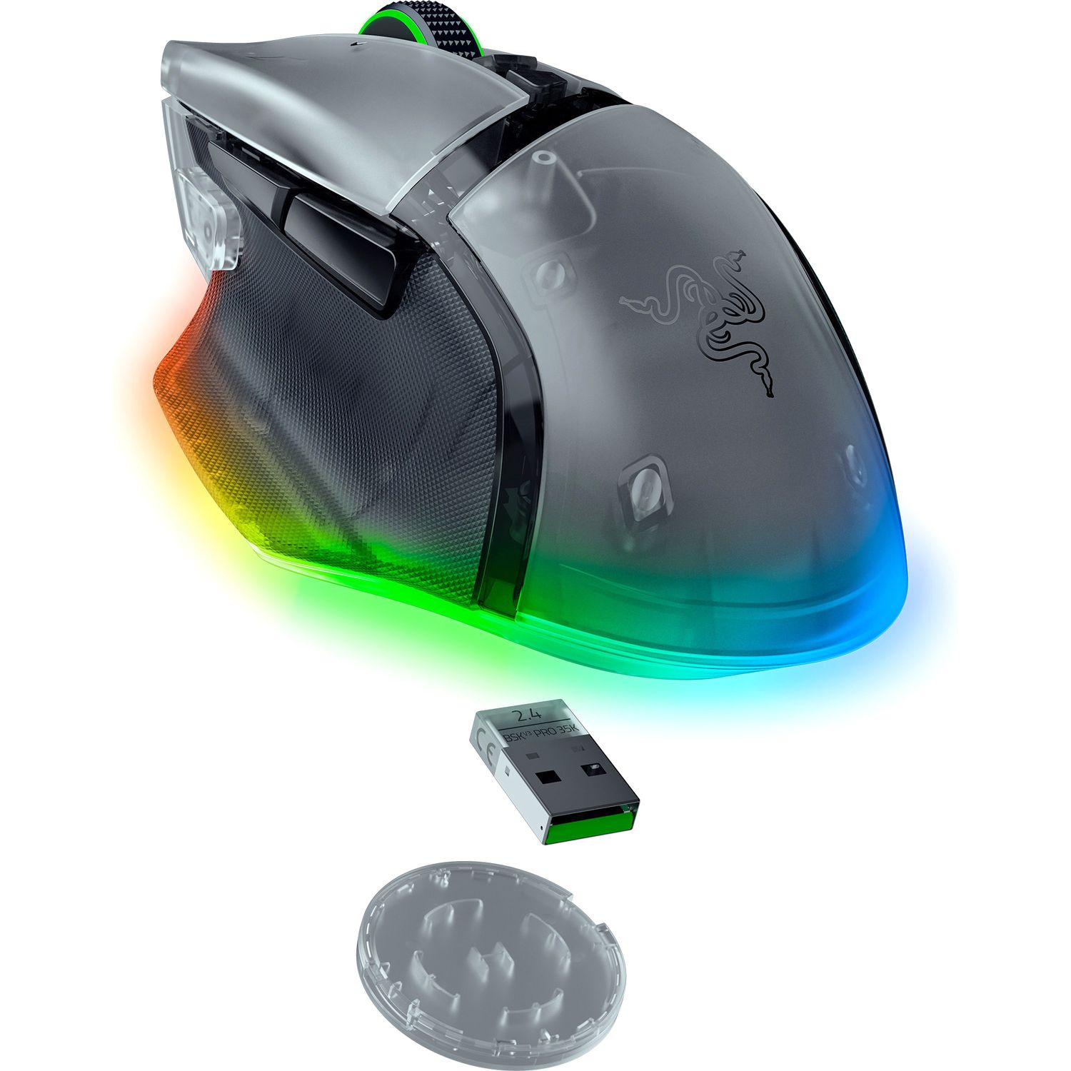 Игровая мышь Razer Basilisk V3 Pro 35K - Phantom White Ed. Razer Basilisk V3 Pro 35K Phantom White Ed. (RZ01-05240400-R3G1)