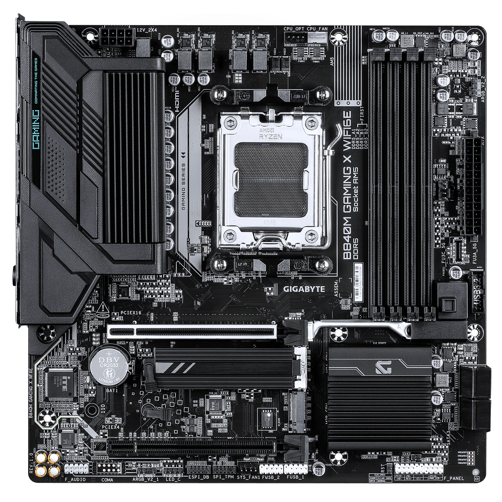 Материнская плата Gigabyte B840M GAMING X WF6E