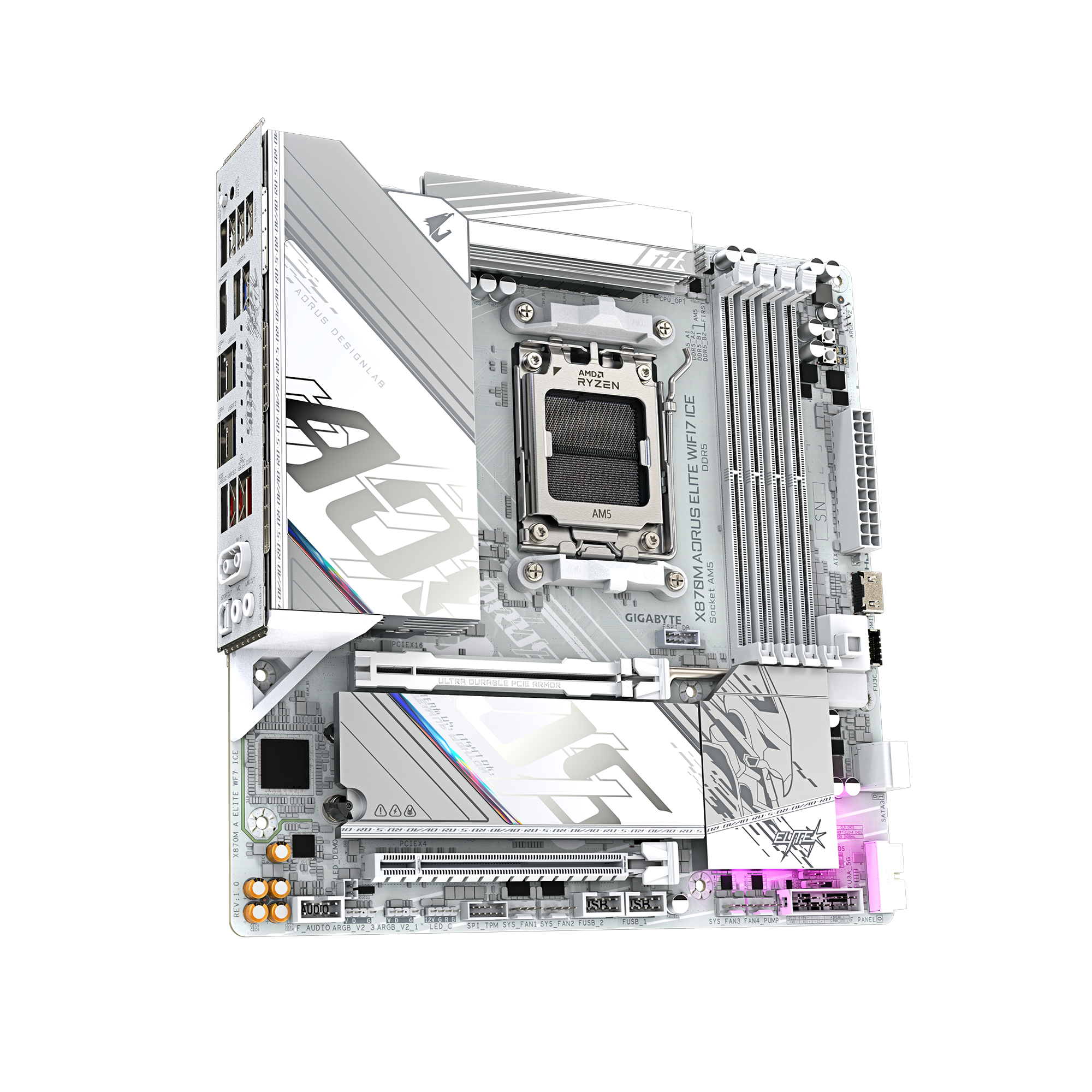 Материнская плата Gigabyte X870M A ELITE WF7 ICE
